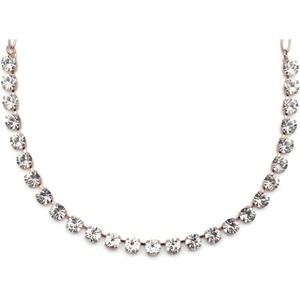 Mariana On A Clear Day Rose Gold Necklace Clear Crystal Bette Style 001001 NWT